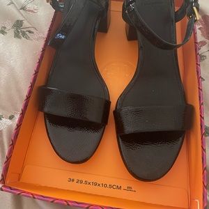Tory Burch Laurel ankle wrap sandal.  NIB